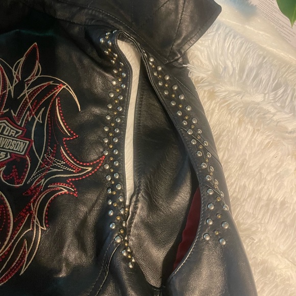 Harley-Davidson Vest embroidered and studded - Picture 16 of 17